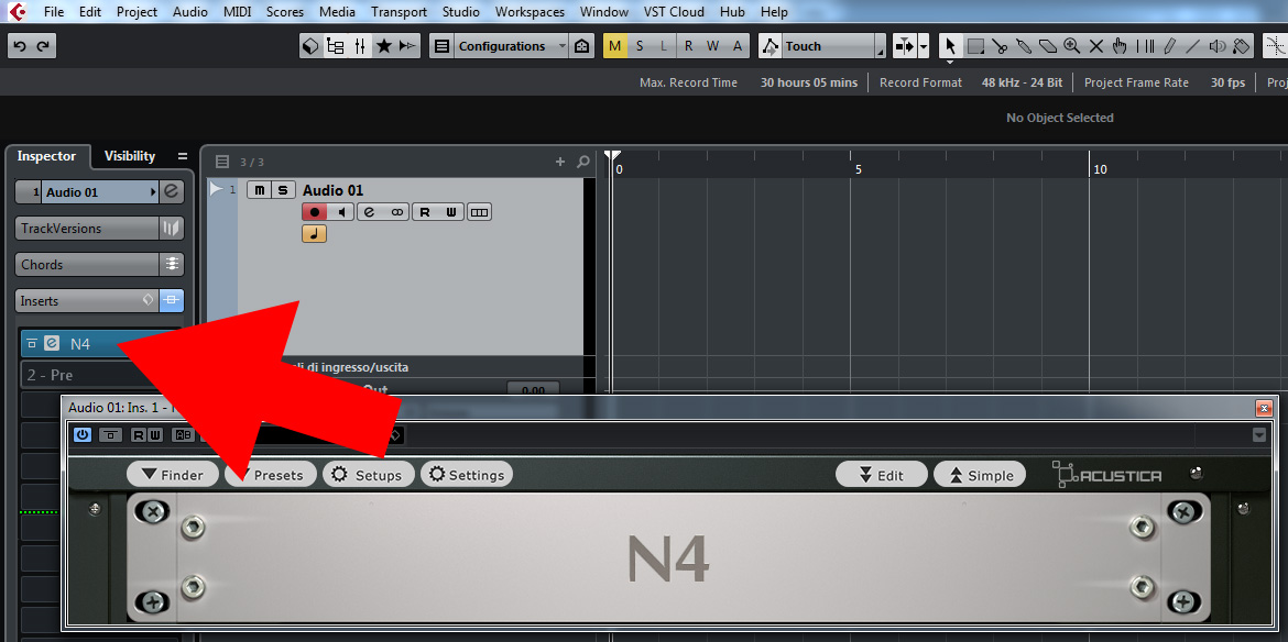 Install N4 Player in DAW