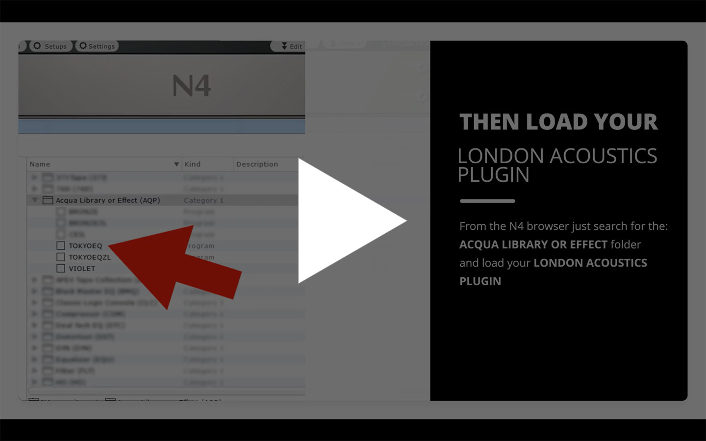 London Acoustics Plugin Installation Video
